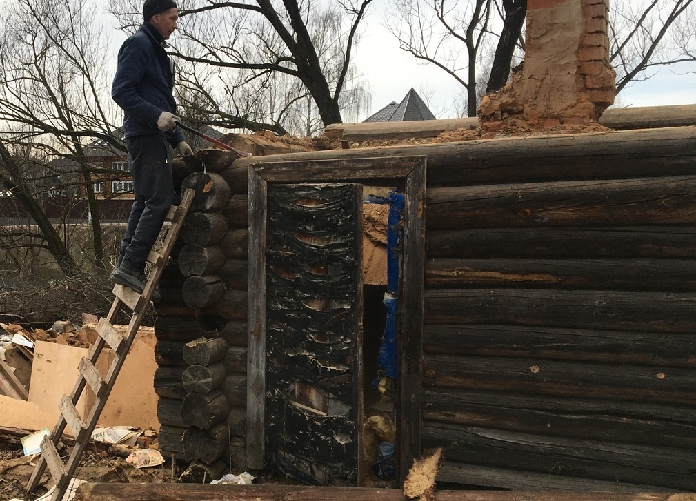 Разбор деревянного дома Одинцово
